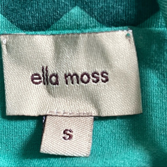 Ella Moss Green Chevron Halter Top w/Tie ~ Size S - Picture 5 of 5
